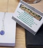 Tanzanite Celtic knot pendant. December birthstone - Image 6