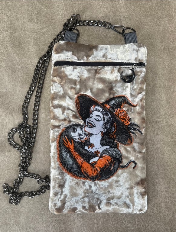 Embroidered Witch  