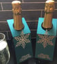 Christmas. Gift wrap. Gift tag. Bottle gift tag. Gift tag for bottle.  - Image 1