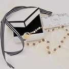 Freshwater  Pearl hand knotted necklace - June Birthday