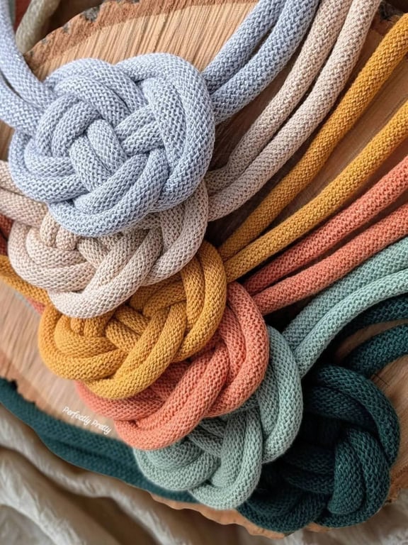 The 'Statement Knot' Chunky Macramé Necklace