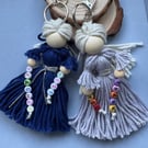 Angel Bag Charm - Guardian Angel Keychain - Personalised Teacher Gift UK