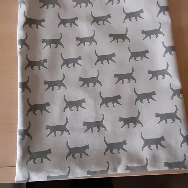 Tote bag with cat print