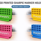 3D Printed Sharpie, Marker & Pen Holder – Customisable Desk Organiser
