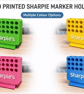3D Printed Sharpie, Marker & Pen Holder – Customisable Desk Organiser
