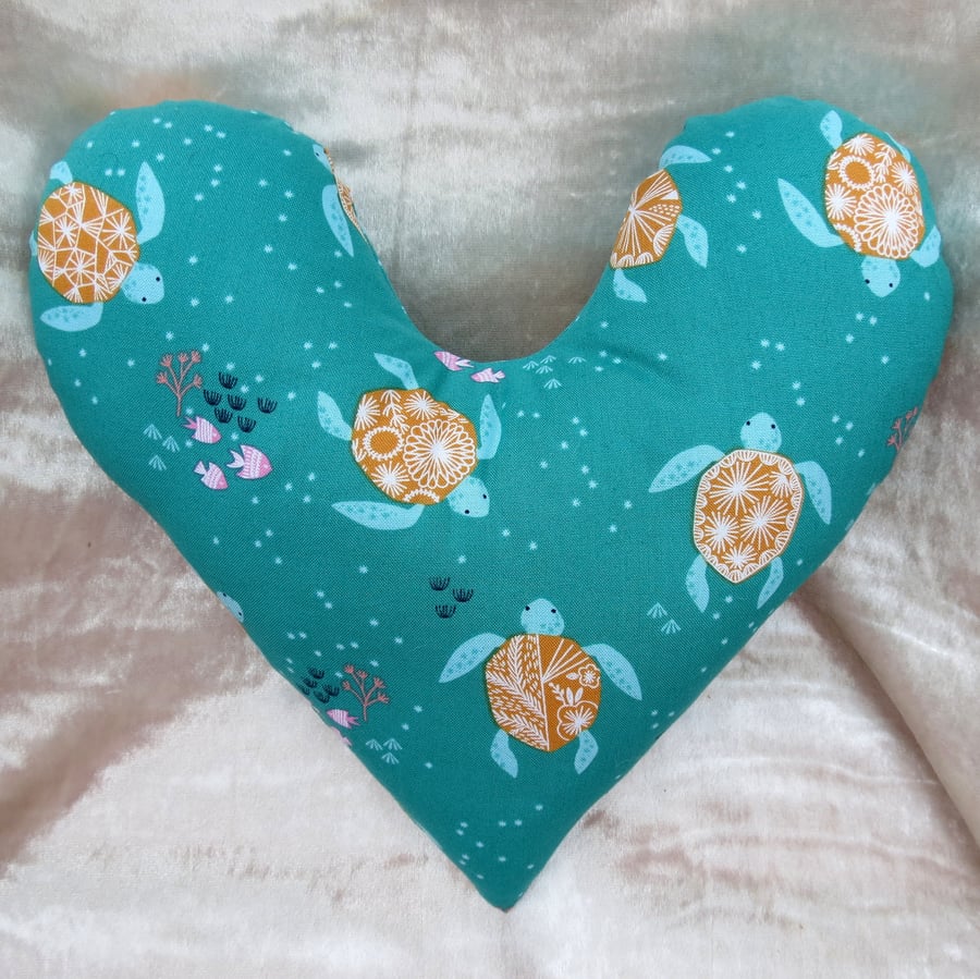 Breast Cancer pillow.  Turtles design.  Mastectomy pillow.