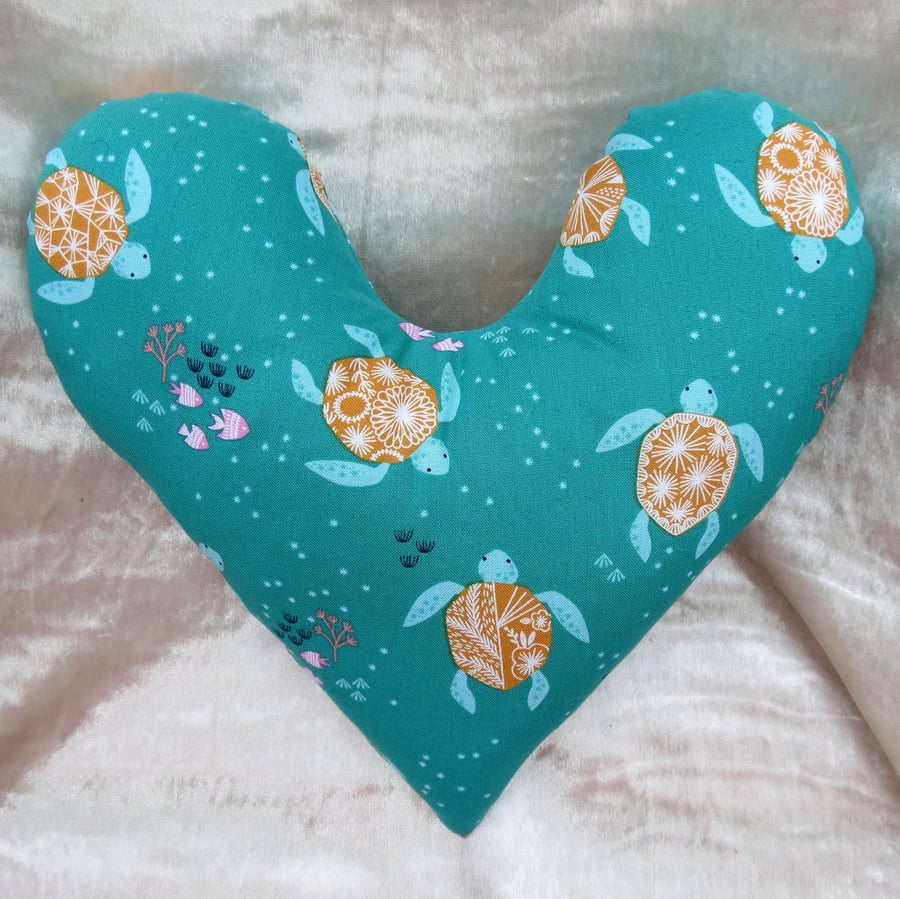 Breast Cancer pillow.  Turtles design.  Mastectomy pillow.