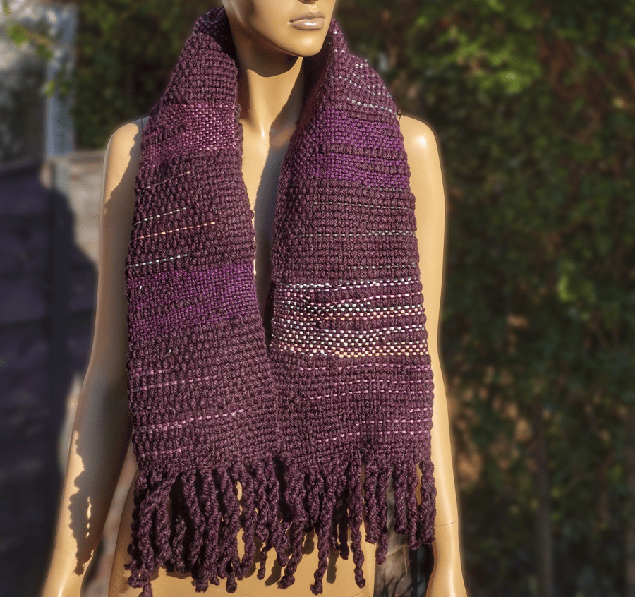 'Purple Moon' Scarf 