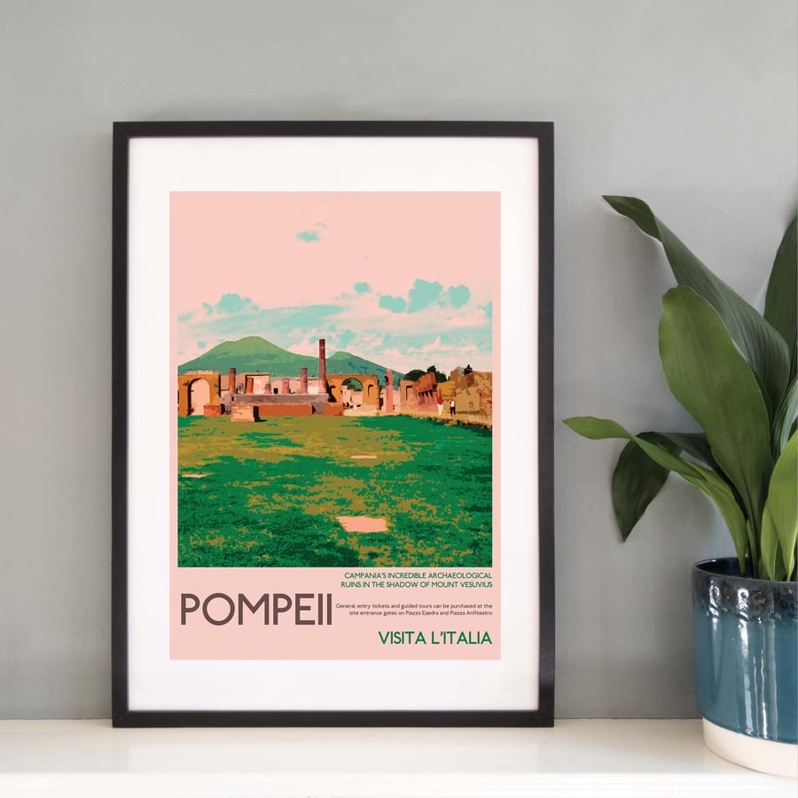 Pompeii, Italy Travel Print from Silver and Paper Prints I004