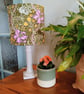 William Morris Golden Lily Classic Cylindrical Drum Lampshade.