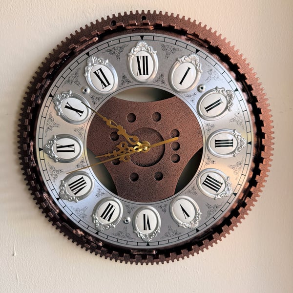 Steampunk Cog Gear Clock