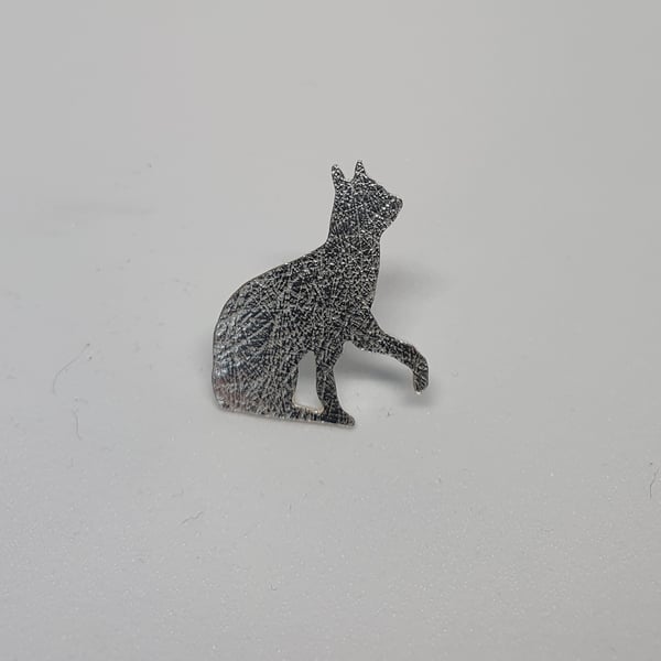 Cat brooch or tie pin