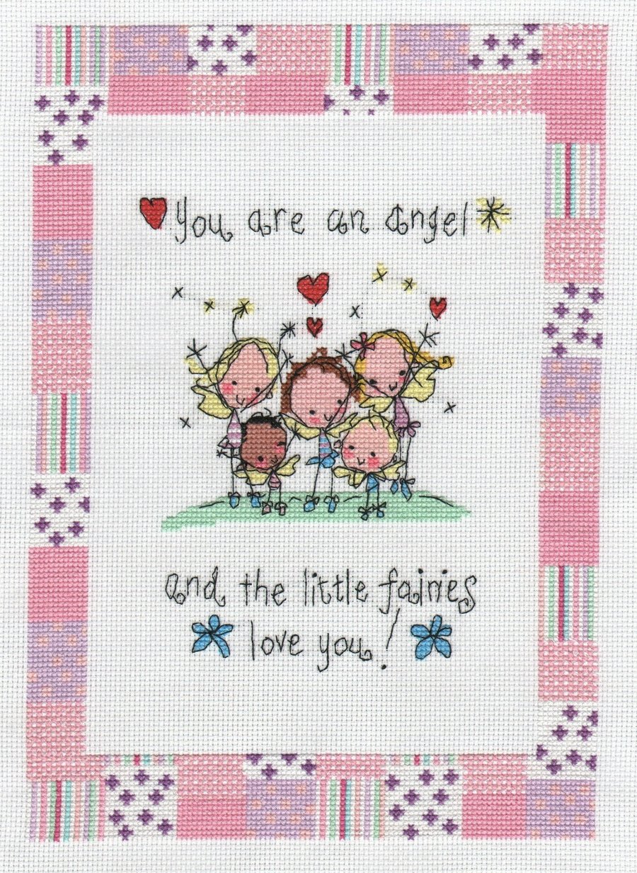 Juicy Lucy Angel cross stitch kit