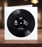 30th Birthday digital and printable 7" record with Spotify playlist code
