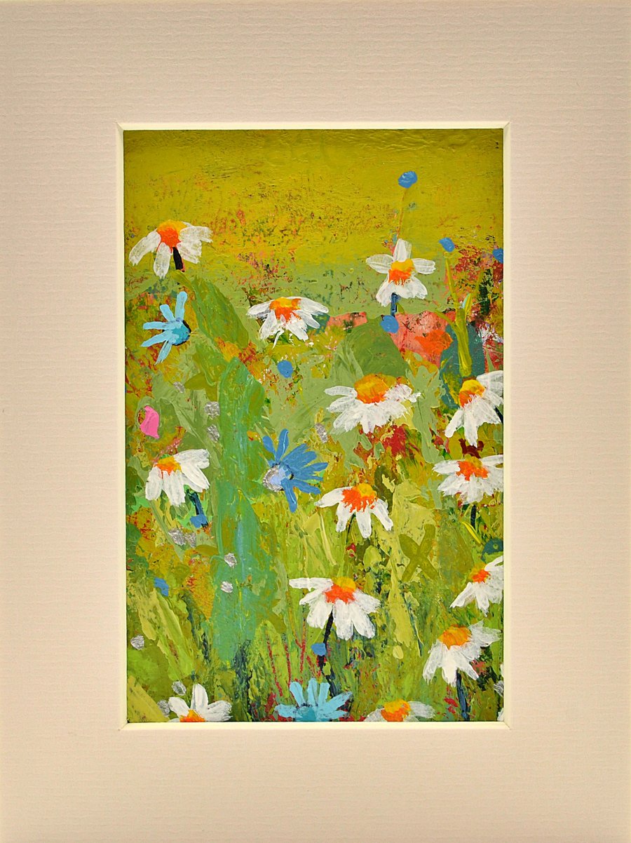 Original Painting of Daisies (8x6 inches)
