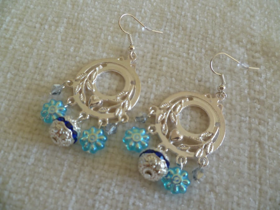 Silver Chandelier Earrings 2
