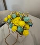 Luxury Handmade Flower Candle Arrangement in Decorative Handbag Box – Unique Gif - Image 3