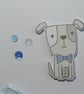 Father's Day Card - Dog with Blue Bow Tie - Image 9