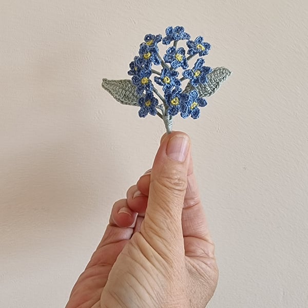 forget-me-not brooch