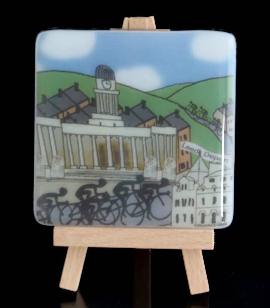 Leeds Cyclist Coaster - Inspired by Tour de France coming to Yorkshire