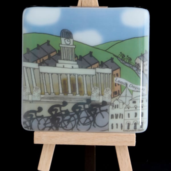 Leeds Cyclist Coaster - Inspired by Tour de France coming to Yorkshire