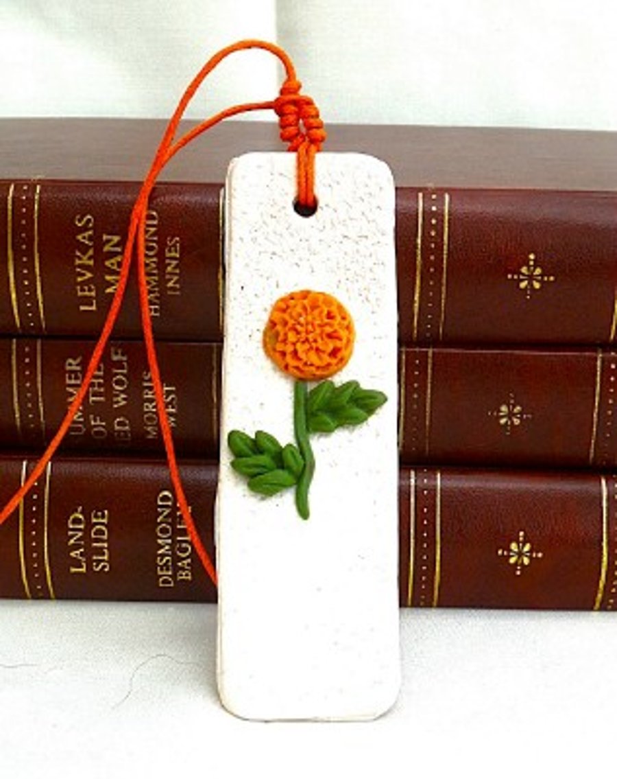 Handcrafted Chrysanthemum Bookmark