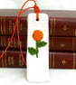 Handcrafted Chrysanthemum Bookmark - Image 1