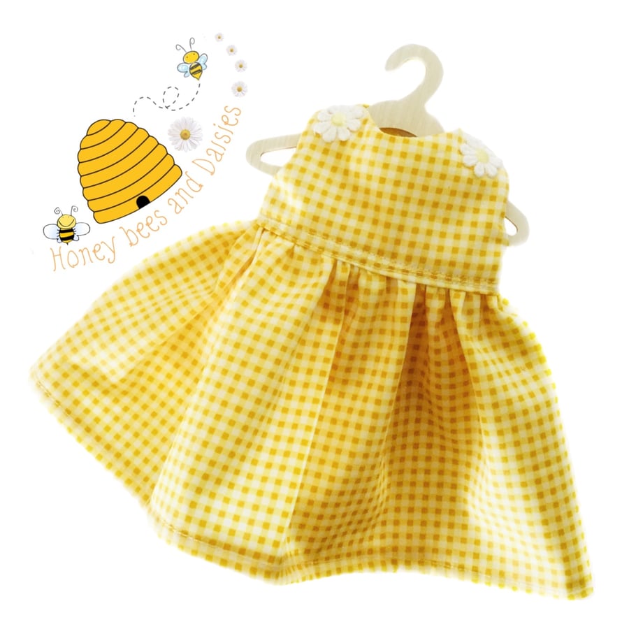 Yellow Checked Dress