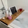Luxury Wooden Bath Board with Relax Engraving