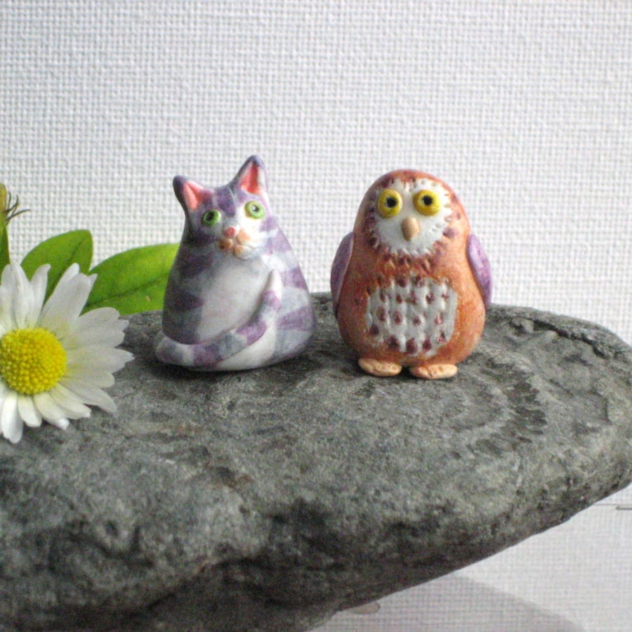 The Owl and the Pussycat Miniature Figures