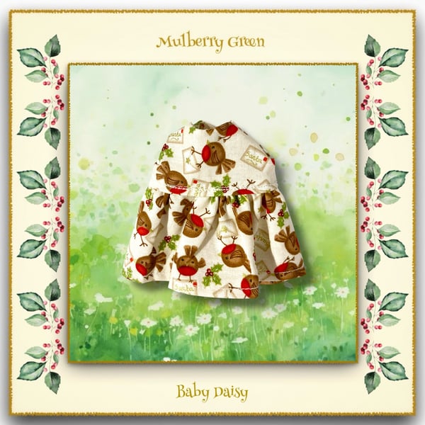 Little Robins Dress for Baby Daisy 