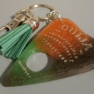 Ouija planchette keyring 