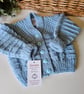Designer Baby Boy's Hand Knitted Cardigan  3-9 months size - Image 4