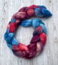 Merino Hand Dyed Spinning Fibre Jolly Sailor 100g - Image 3