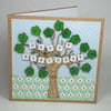 Happy Birthday Fabric Greetings Card