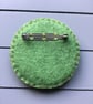 Hand Embroidered Snowdrop Brooch  - Image 3