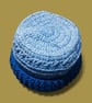 Crocheted Freestyle Flat Top Beanie Hat - Image 2