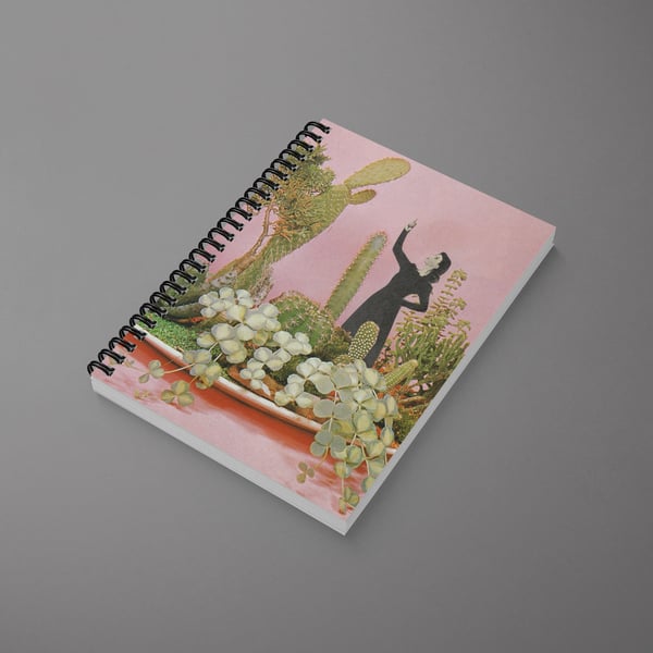 Botanical Spiral Notebook - The Wonders of Cactus Island