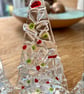 Fused glass Christmas tree t-light shades - Image 5