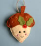 Craft kit, sewing kit, Make a christmas acorn decoration - Image 4
