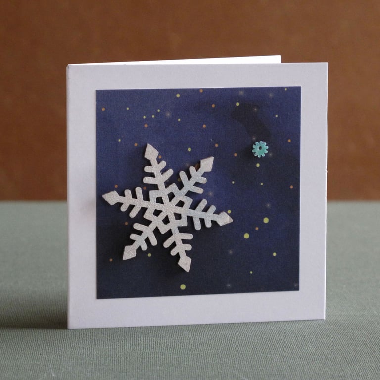 Unique Hand Made Christmas Card with Envelope