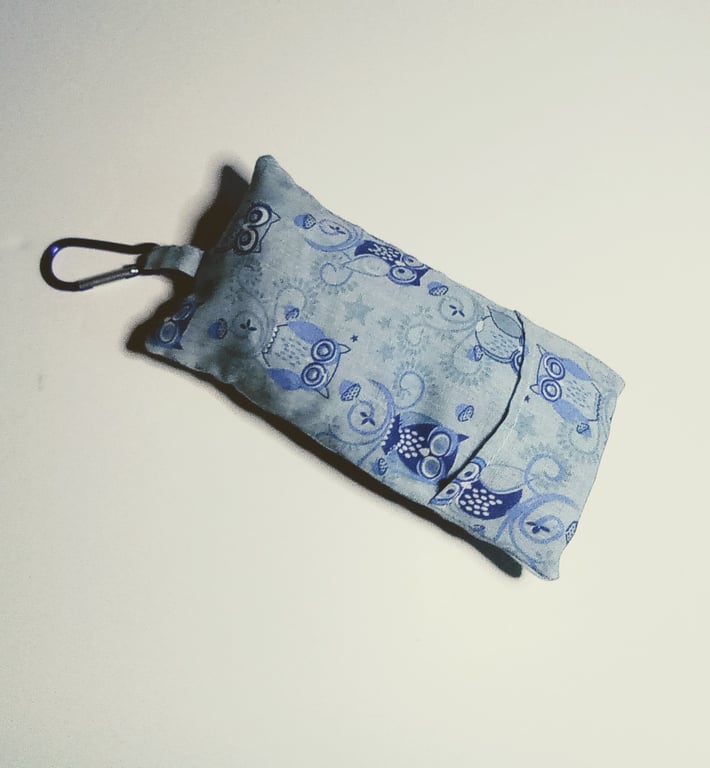 Perfectly Imperfect, Foldable tote bag, Owl shopping bag, Tote bag for shopping