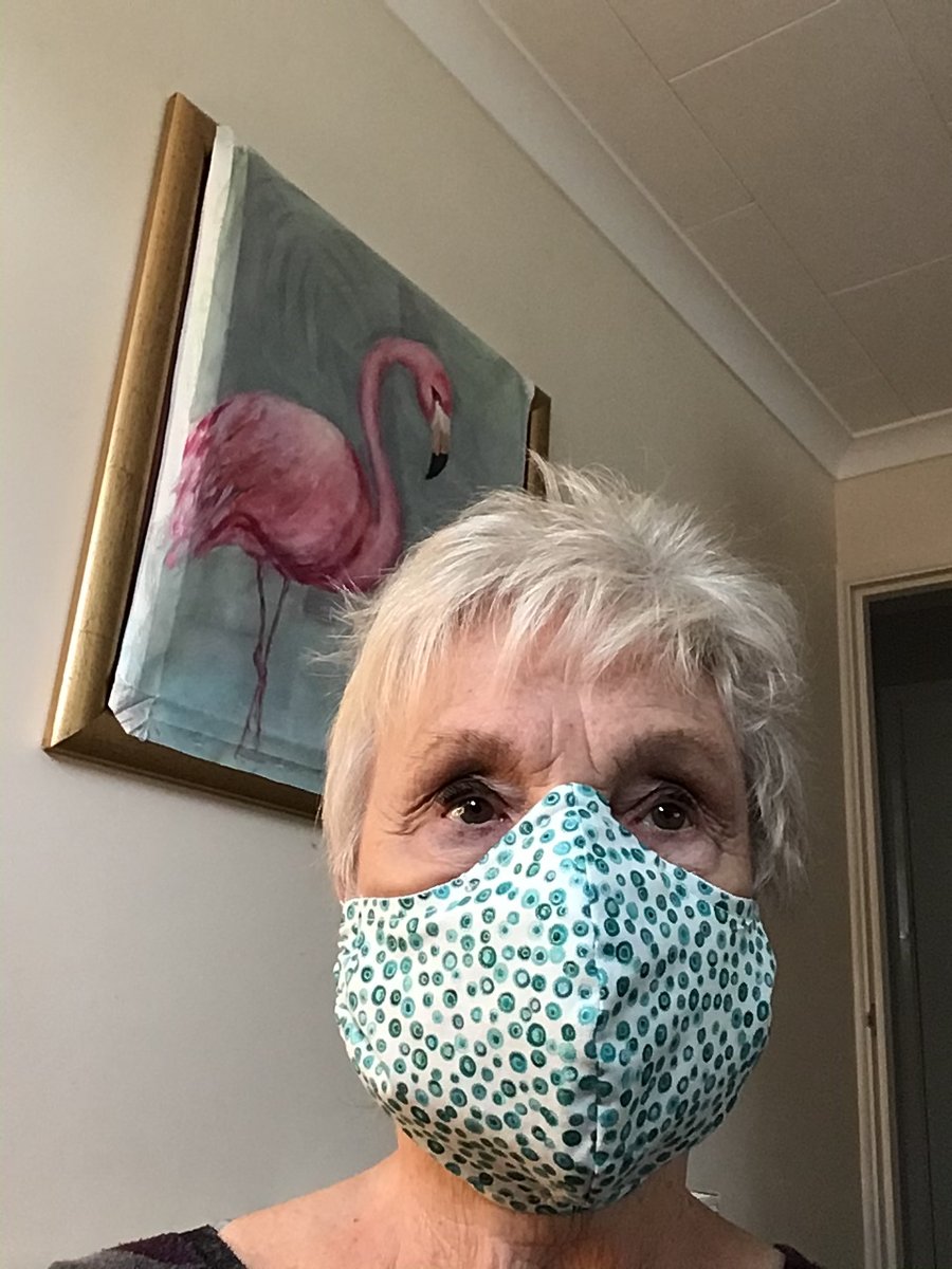 HAND MADE FACE MASK. FREE UK POSTAGE