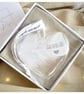 Grandad Memorial Feather Bauble, In Memory of Grandad, Heart Glass Christmas Orn - Image 9
