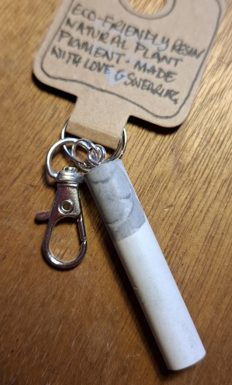 Handmade Eco Friendly Resin Keyring