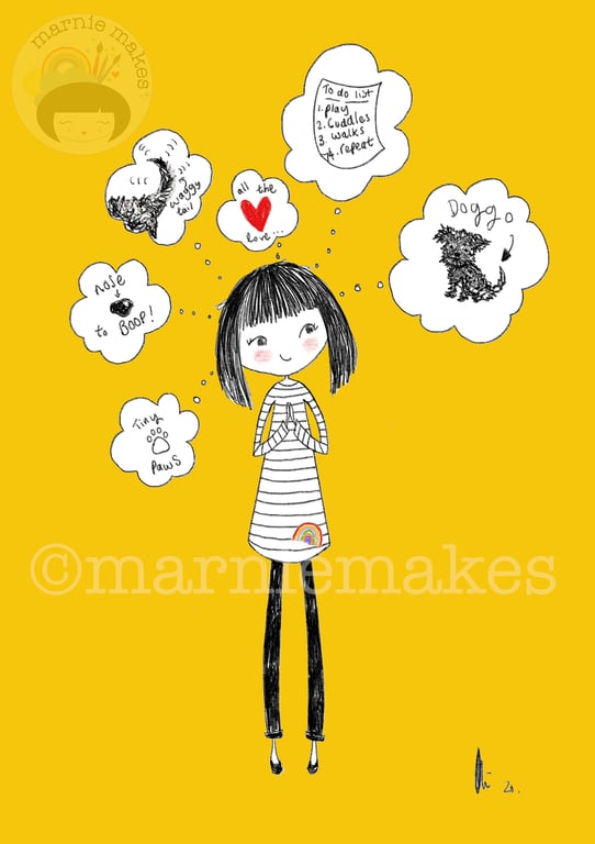 Pawfect - A5 Giclee Print