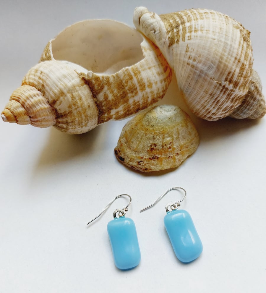 Fused Glass Earrings 