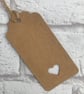 Kraft Heart Gift Tags, Jute String, Set of 10 - Image 2