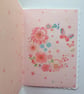 Friend Card Thanks for Being My Friend Poem Pink Butterflies Flowers - Image 2