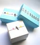 Silver Enamel Post Earrings - Image 5